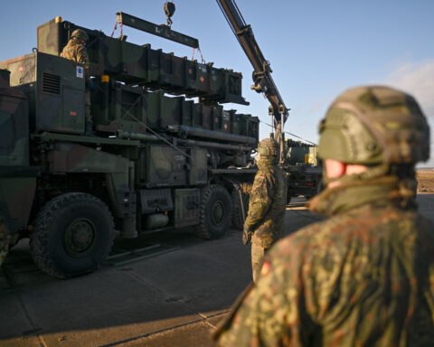 Swarms of Russian drones plunge parts of Ukraine into darkness, as Zelensky turns to Europe again