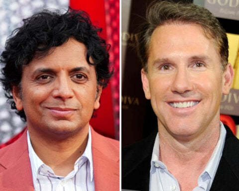 M. Night Shyamalan's latest plot twist? Teaming with Nicholas Sparks on a novel and upcoming film