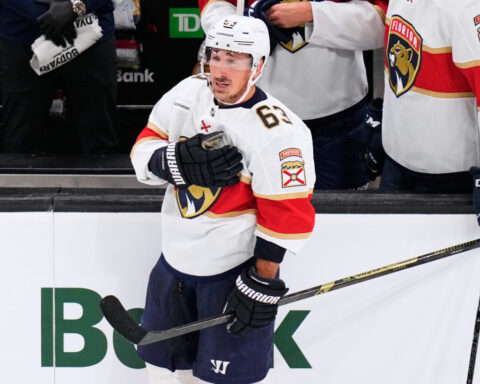 Boston fans still love 'Little Ball of Hate' Brad Marchand. The feeling is mutual