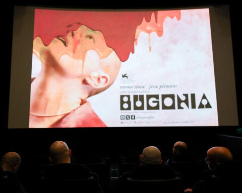 Emma Stone brags about not breaking bones for film 'Bugonia'