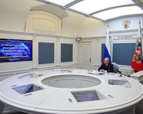 Putin supervises readiness drills for Russian nuclear forces