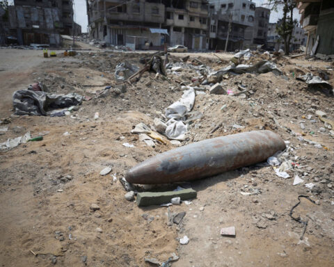 Clearing Gaza's surface of bombs will take up to 30 years, aid group says