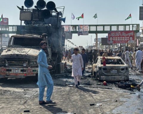 Pakistan bans hard-line Islamist party after recent deadly clashes with police
