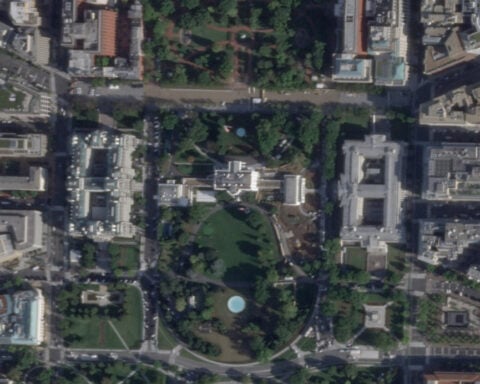 Satellite images show before and after of demolition of White House East Wing