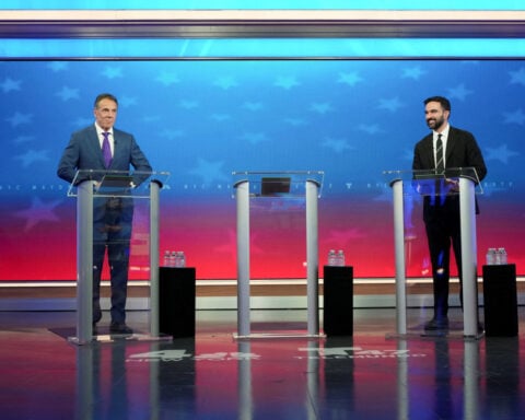 Outgoing New York Mayor Adams endorses Cuomo for mayor, attacks Mamdani