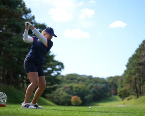 Americans win fourth straight fourball match at the LPGA's International Crown team event