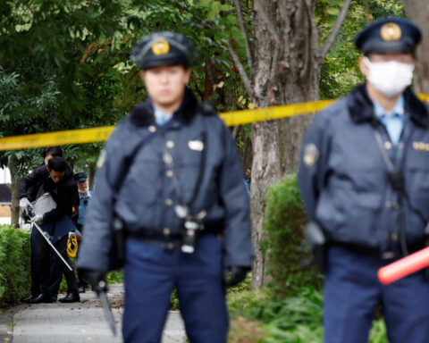 Japanese police arrest knife man near US embassy days before Trump visit