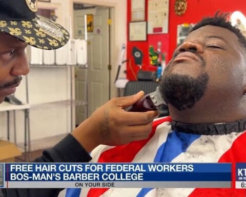 Barber college offers free haircuts to government workers during shutdown