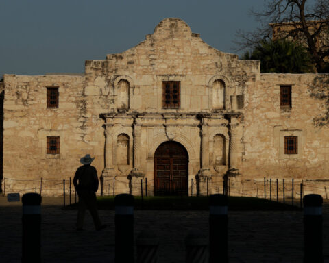The CEO of the Alamo's historic site has resigned after a top Texas Republican criticized her
