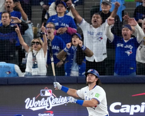 Blue Jays' Addison Barger hits the first pinch-hit grand slam in World Series history