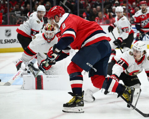 Alex Ovechkin plays his 1,500th game for the Capitals, but goal No. 900 will have to wait