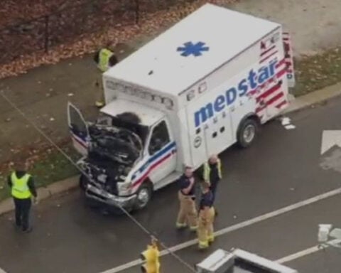 Man accused of stealing ambulance with patient inside, causing crash