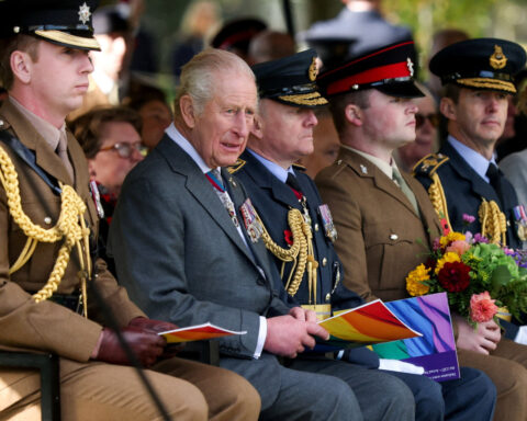 King Charles unveils UK's first LGBT armed forces memorial