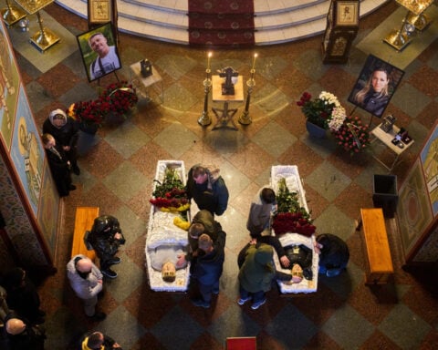 Ukraine mourns two journalists killed by a Russian drone strike