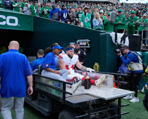 Giants rookie running back Cam Skattebo has surgery after dislocating right ankle vs. Eagles