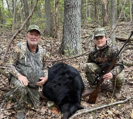 Teen is first successful hunter of Missouri Bear Season