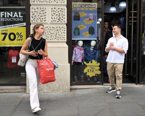 UK shop prices fall for first time since March, retailers say