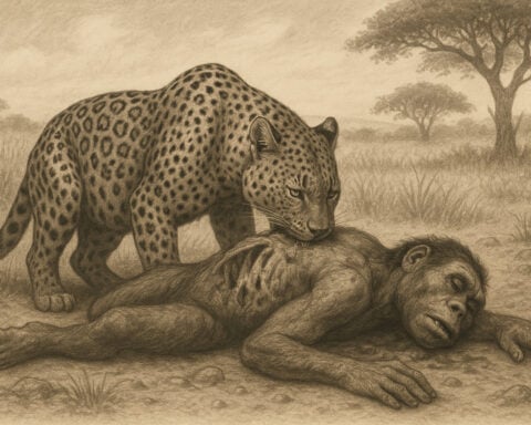 AI reveals which predators chewed ancient humans’ bones – challenging ideas on which ‘Homo’ species was the first tool-using hunter