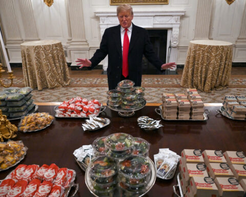 What shutdown? Trump isn't canceling travel, golf or his ballroom even with the government shuttered