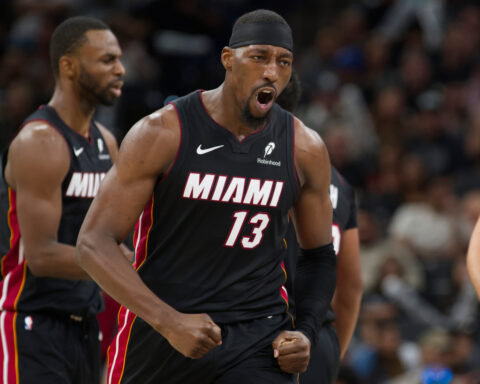 Wembanyama leads Spurs to their first 5-0 start with 27 points and 18 rebounds in win over the Heat