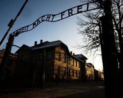 Faith leaders condemn a Pennsylvania Halloween parade float with an Auschwitz sign