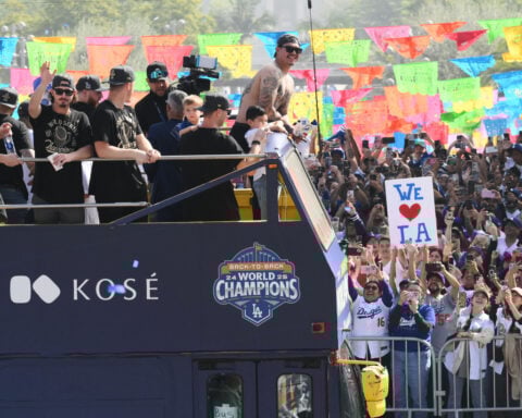 Dodgers celebrate historic back-to-back World Series titles with downtown parade