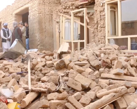 Afghans begin clean-up after powerful earthquake that killed 20