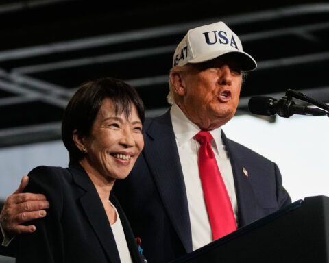 Japan's new leader is praised for an 'energetic' diplomatic debut hosting Trump