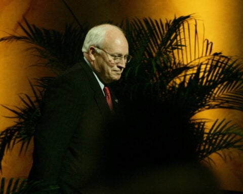 Trump silent on former Vice President Dick Cheney's death