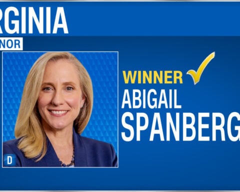 Crowd erupts as Democrat Spanberger wins Virginia Governor race