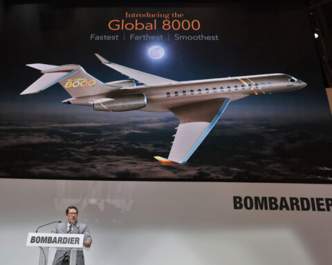 Bombardier's Global 8000 jet receives certification from Transport Canada