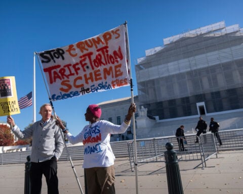 Conservative Supreme Court justices appear skeptical of Trump’s sweeping unilateral tariffs