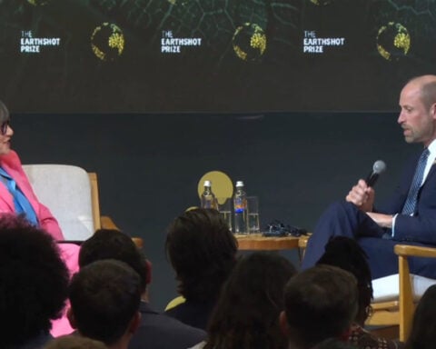 Prince William reveals what he tells his kids about climate change to Amanpour