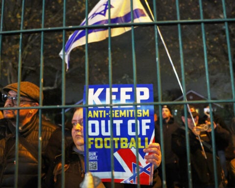 UK police arrest 6 ahead of soccer match between Aston Villa and Israeli club Maccabi Tel Aviv