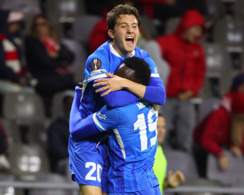 Aston Villa beats Maccabi Tel Aviv 2-0 in Europa League amid protests and arrests