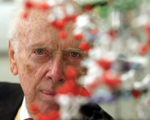 James Watson, co-discoverer of the double-helix shape of DNA, has died at age 97