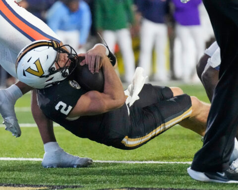 The Latest: 19 teams in the AP Top 25 take new spots