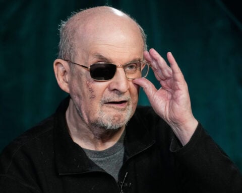 Salman Rushdie is being honored with a Dayton peace prize lifetime achievement award