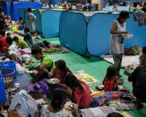 Two dead, one million evacuated as Typhoon Fung-wong slams into the Philippines