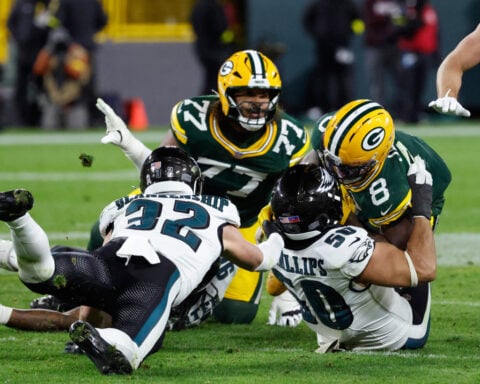 Jaelan Phillips' productive Eagles debut paces dominant defense in 10-7 win over Packers