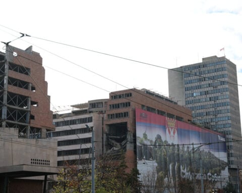 Thousands in Serbia protest law to speed Kushner development of old army compound