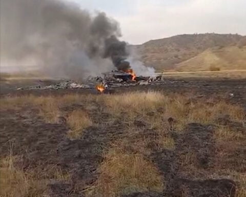 Turkish military plane crashes in Georgia with at least 20 on board