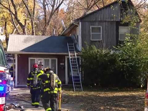 Home saved after Amazon driver spots flames, calls 911