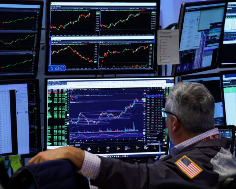 Trading Day: Tech, the lone cloud on sunny Wall Street