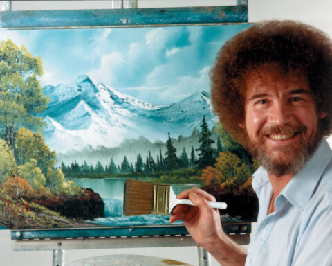 A happy circumstance: Bob Ross paintings sell for more than $600K to help public TV stations