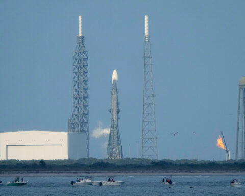 Solar storms delay the launch of Blue Origin's big new rocket with Mars orbiters for NASA