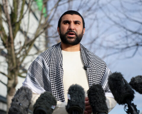 UK pro-Palestinian commentator lands back in Britain after release from US detention