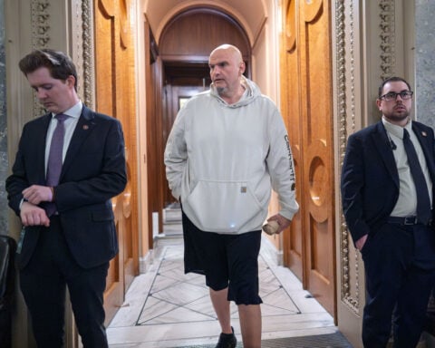 Pennsylvania Sen. John Fetterman hospitalized after fall but ‘doing well,’ spokesperson says