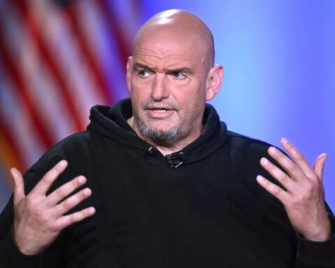 Pennsylvania Sen. John Fetterman hospitalized after fall, his office says