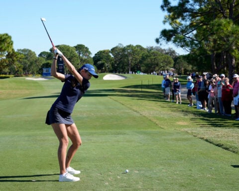 Kai Trump shoots 13-over 83 in LPGA Tour debut, leaving her last in 108-player field